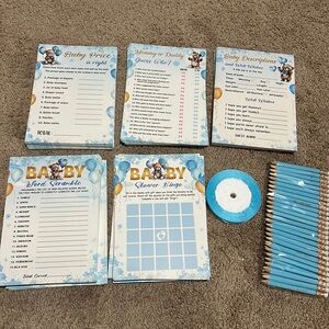 Boy baby shower games